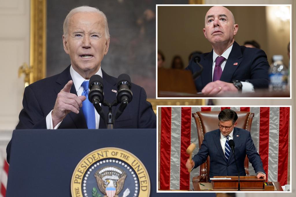 Biden says âhistory will not look kindlyâ on House Republicans who voted to impeach DHS chief Alejandro MayorkasÂ 